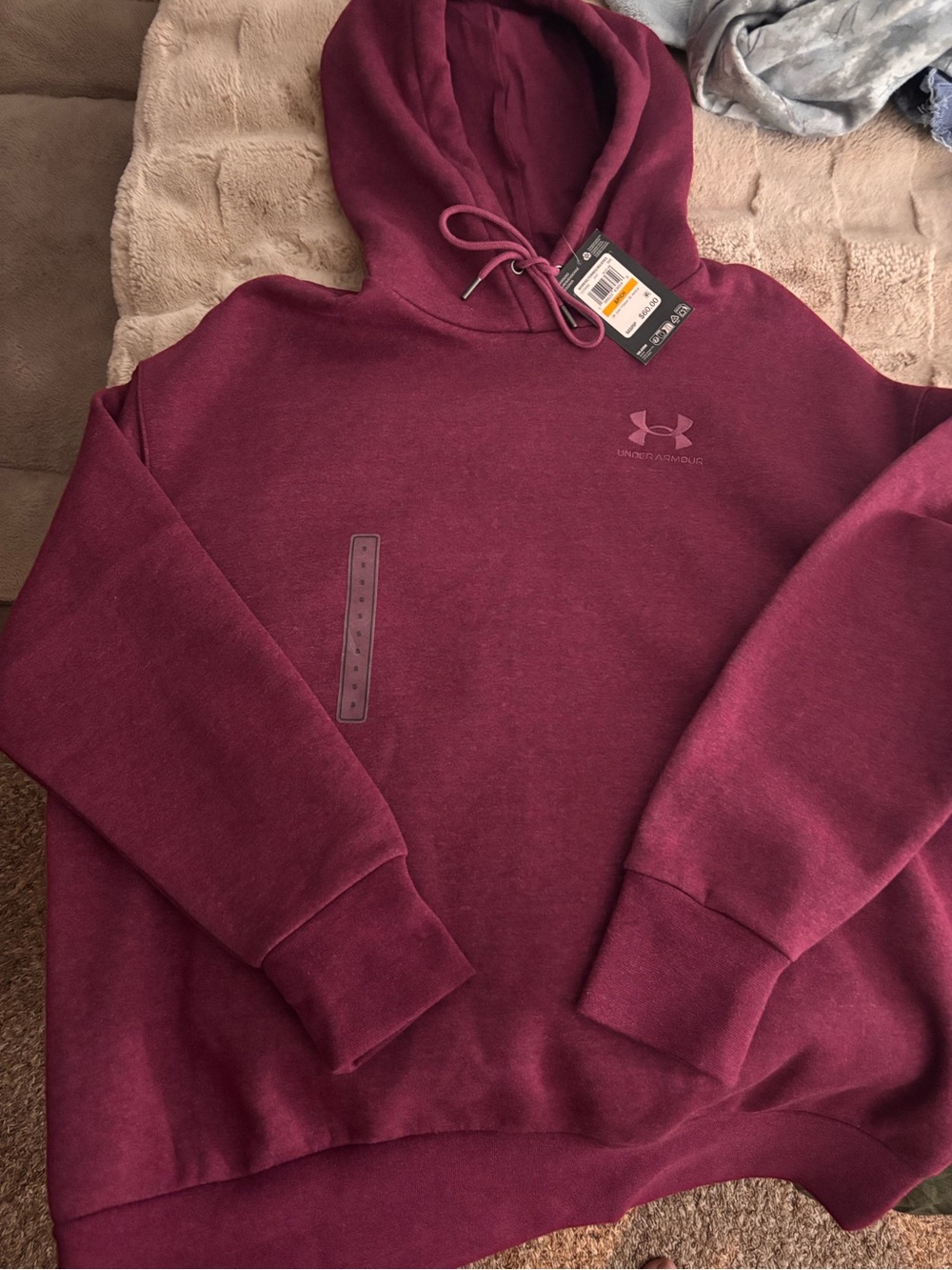 Under Armour Women's Burgundy Pullover Hoodie